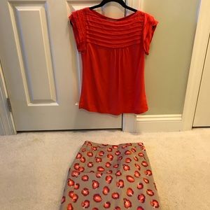 Animal print skirt. Halogen